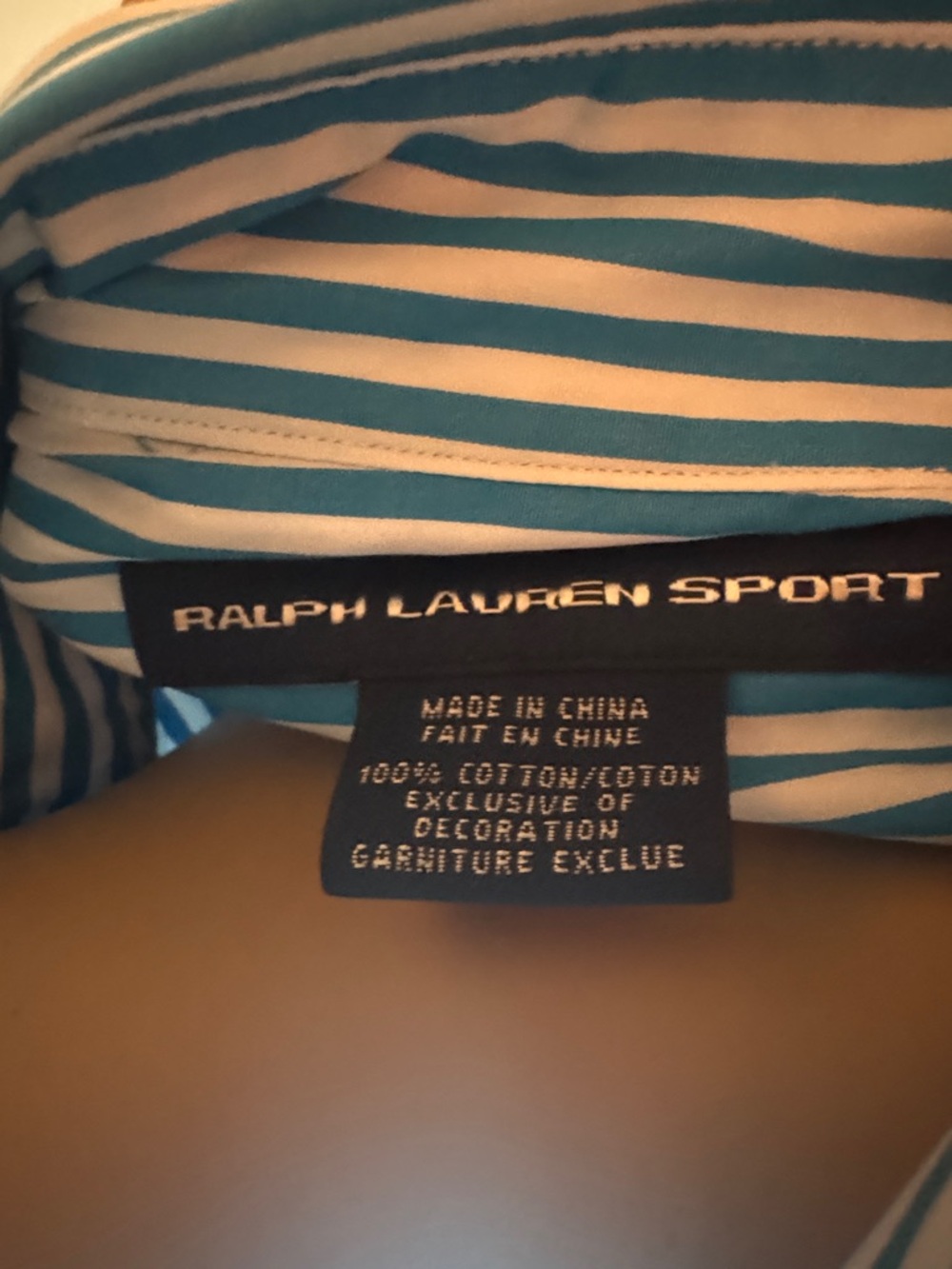 Ralph Lauren Sport Blue and White Striped Women’s Skirt